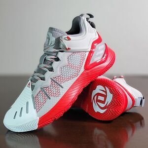 Adidas D Rose Son Of Chi MVP Godspeed Derrick Basketball Shoe Size 8.5 Grey Red